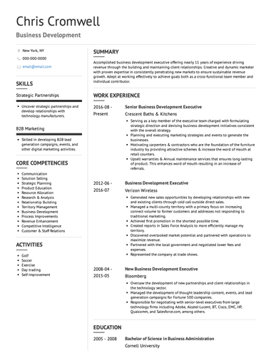 The Best Free Resume Template In