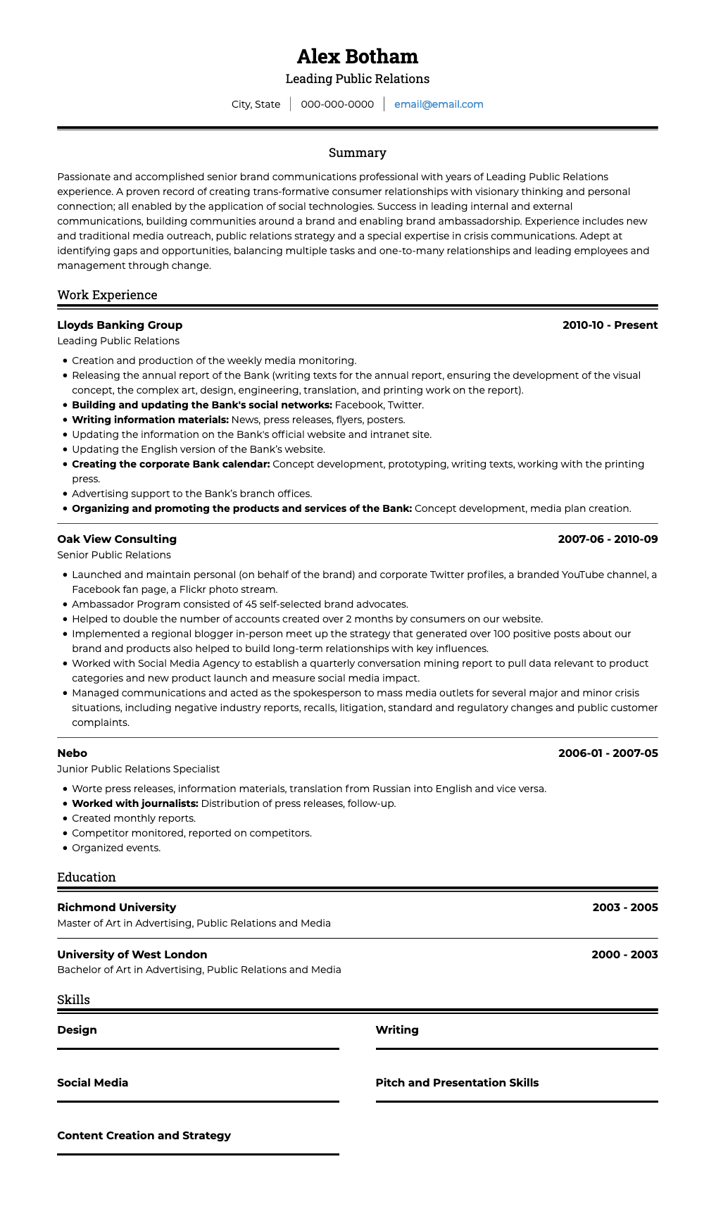 Download Free Resume 23 Ats Cv Template Free Download Gif