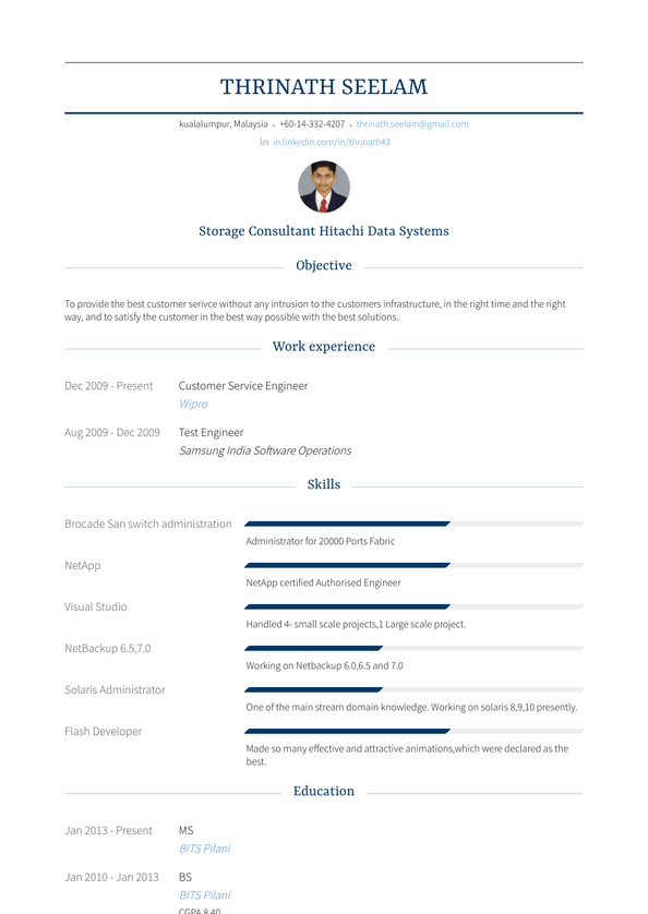 Service Engineer Resume Samples and Templates | VisualCV