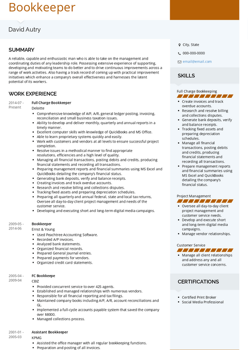 500+ Professional Resume Examples and Samples for 2022 | VisualCV