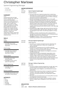 Engineering Manager Resume Samples And Templates 