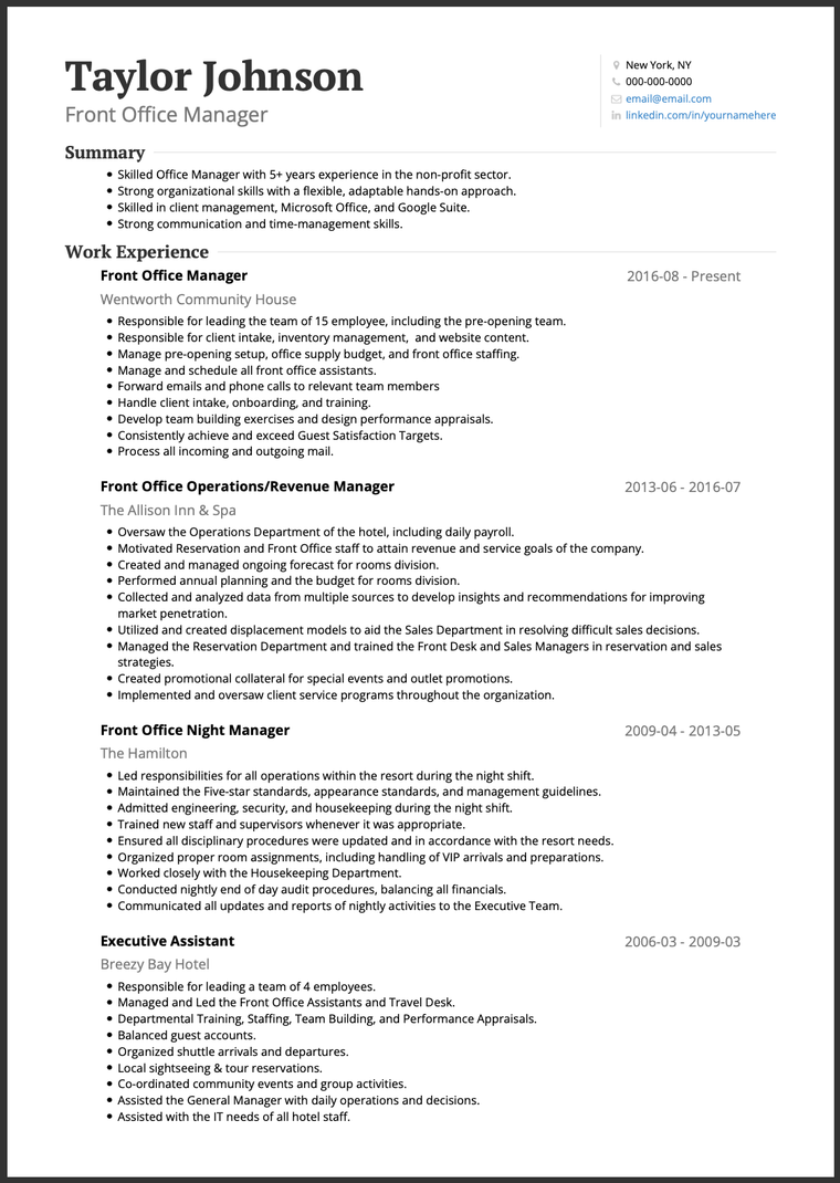 Ats Friendly Resume Template Free 2023 Download