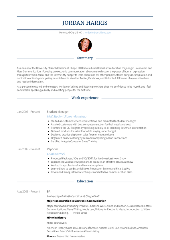 Student Manager Resume Samples and Templates | VisualCV