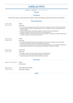 Pianist Resume Examples and Templates