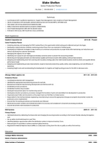 Production Planner Resume Samples and Templates | VisualCV