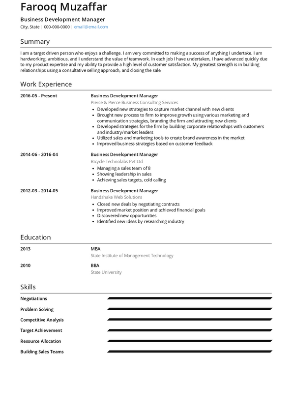 report generation resume