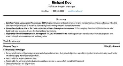 ATS Keywords for Project Management Resume | Project Management Resume Buzzwords