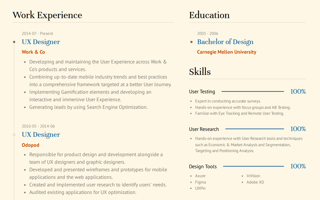 The best professional resume layout for 2023