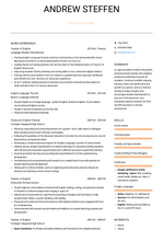 English Teacher Resume Samples and Templates | VisualCV