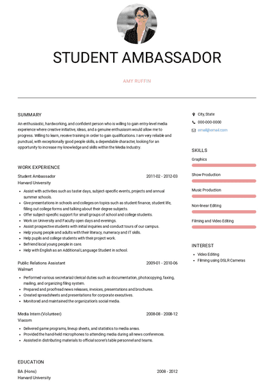 student-ambassador-resume-samples-and-templates-visualcv