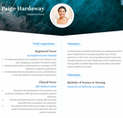 A Printable Photo Resume Template using VisualCV's Fuji template