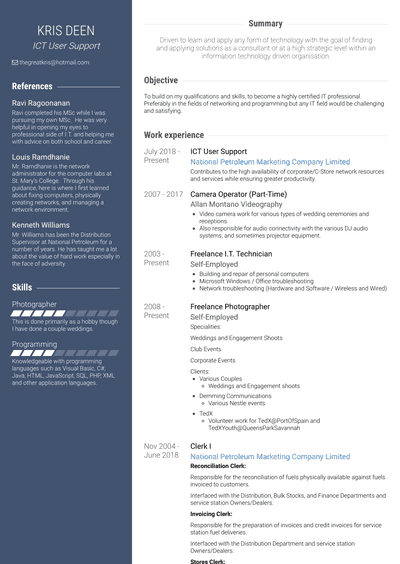 Clerk Resume Samples and Templates | VisualCV