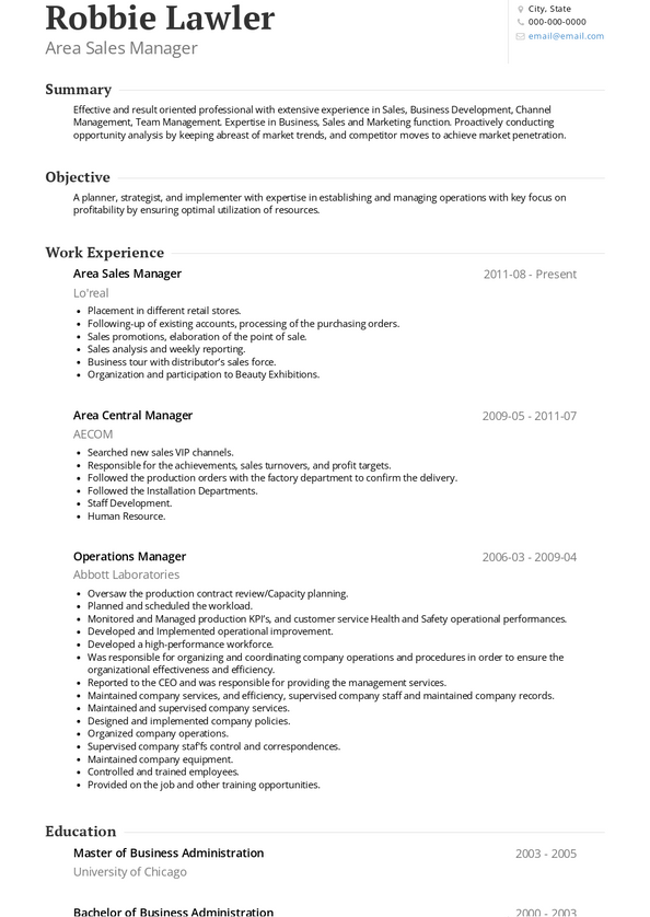 area-manager-resume-samples-and-templates-visualcv