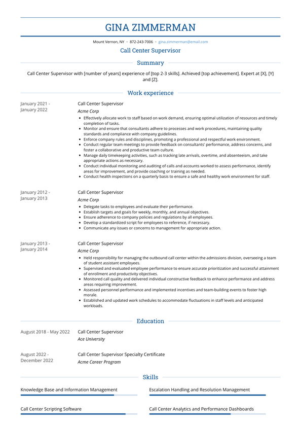 call-center-supervisor-resume-examples-and-templates