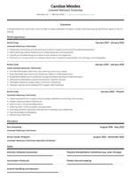 Licensed Veterinary Technician Resume Examples and Templates