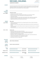 Administrative Coordinator Resume Samples and Templates | VisualCV