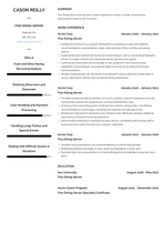 Fine Dining Server Resume Examples and Templates