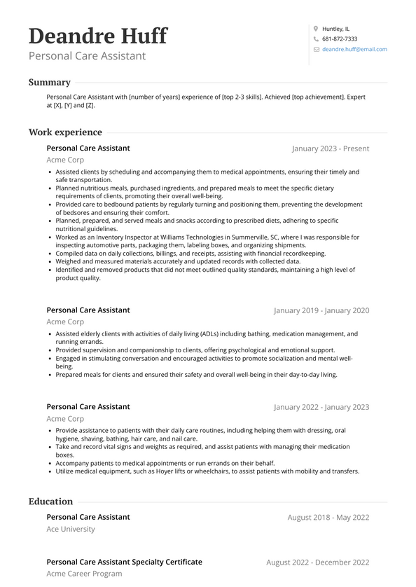 3-personal-care-assistant-resume-examples-and-templates