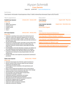 Crane Operator Resume Examples And Templates