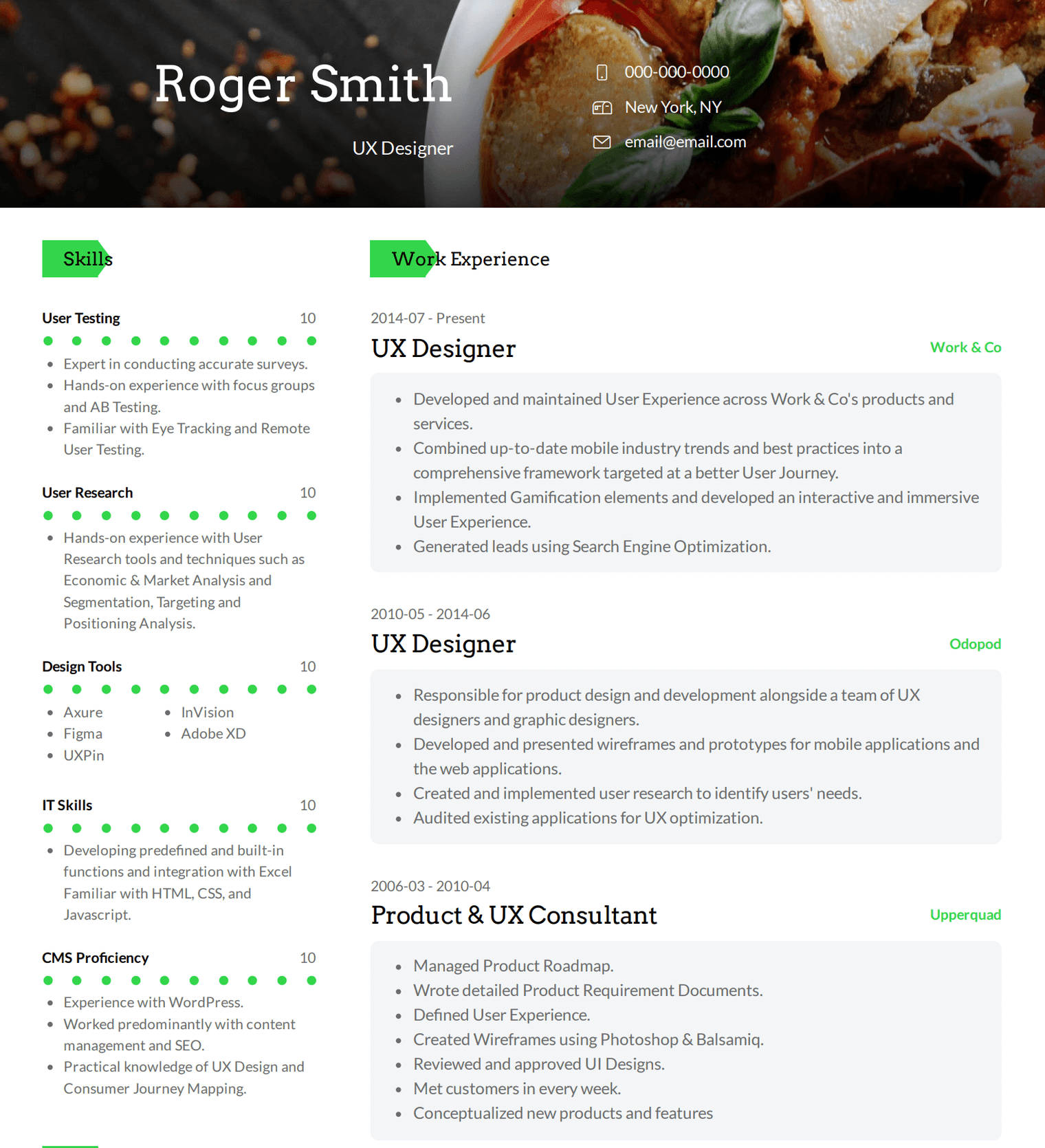 The best professional resume layout for 2023