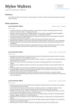 Loss Prevention Officer Resume Examples And Templates   Loss Prevention Officer Resume Example Standard 