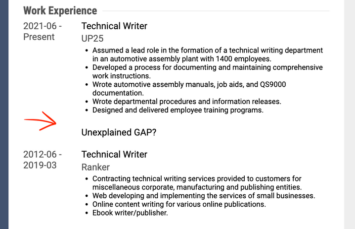 How to Explain a Two Year Career Gap on Resume