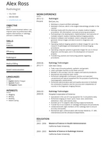 Radiologist Resume Samples and Templates | VisualCV