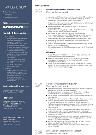 Solutions Architect Resume Samples and Templates | VisualCV