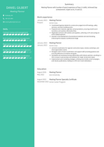 Meeting Planner Resume Examples And Templates   Meeting Planner Resume Example Avant 