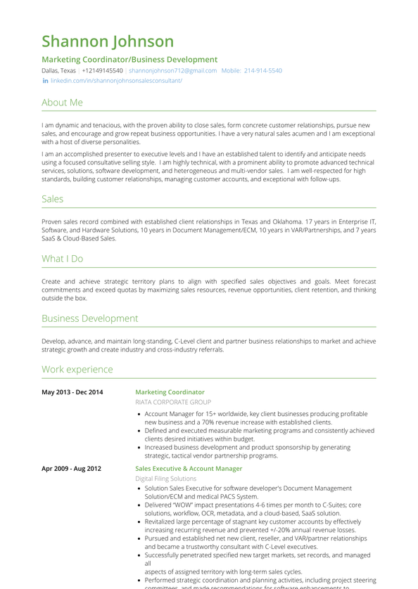 Marketing Coordinator Resume Samples And Templates 