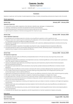 3+ Operation Supervisor Resume Examples and Templates