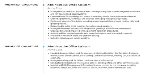 ATS Keywords for Administrative Resume | Administrative Resume Buzzwords