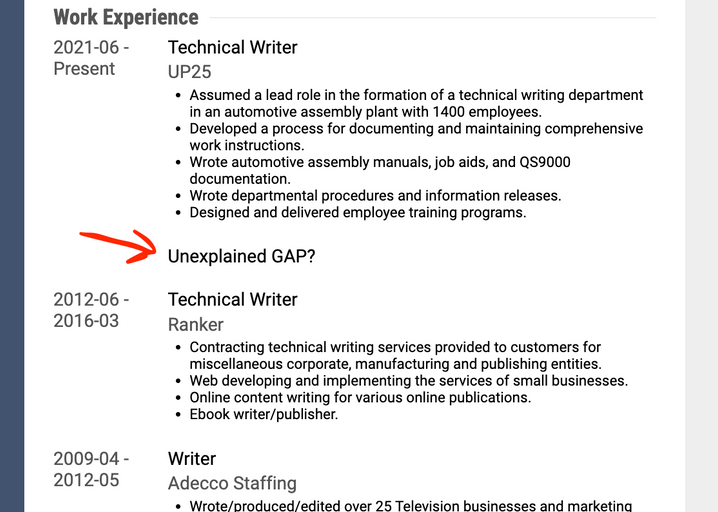 How to Explain a Five Year Career Gap on Resume