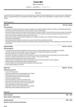 Administrative Coordinator Resume Samples and Templates | VisualCV