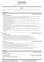 Human Resources Recruiter Resume Examples and Templates