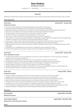 Residential Counselor Resume Examples and Templates