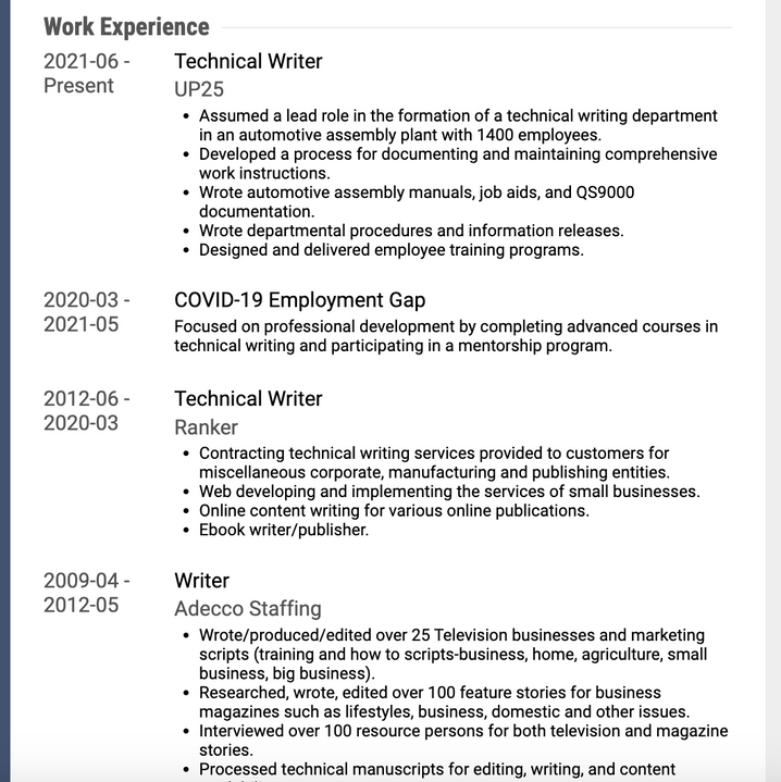 How To Explain COVID Gap On Resume - Pandemic Gap, Pandemic Sabbatical On Resume