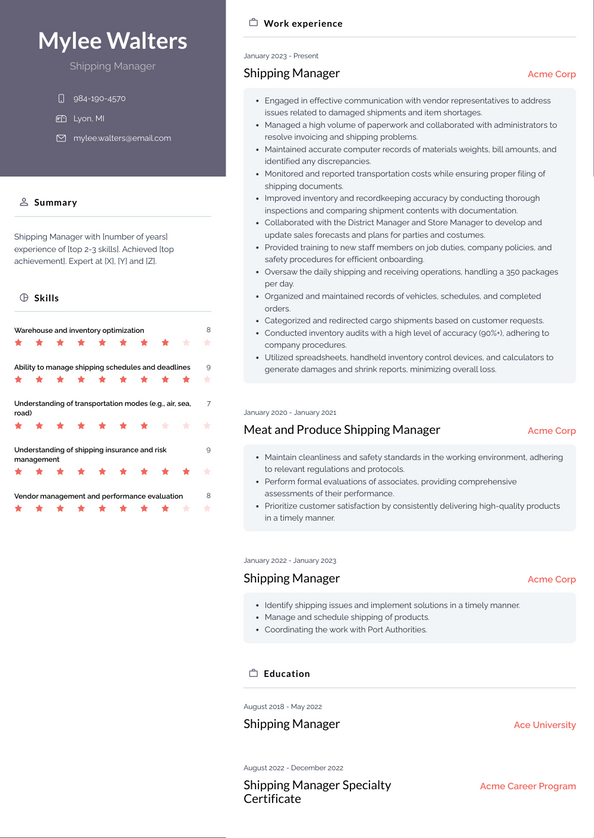 shipping-manager-resume-examples-and-templates