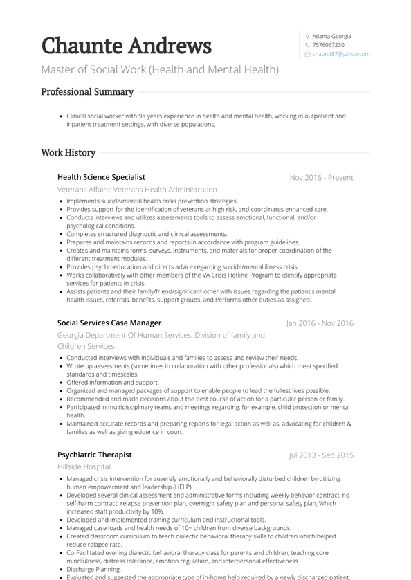 Aba Therapist Resume Examples and Templates