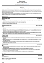 Management Resume Samples and Templates | VisualCV