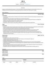 Lead Developer Resume Samples and Templates | VisualCV