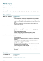 3+ Management Analyst Resume Examples and Templates