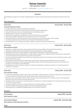 Sales Operations Analyst Resume Examples and Templates