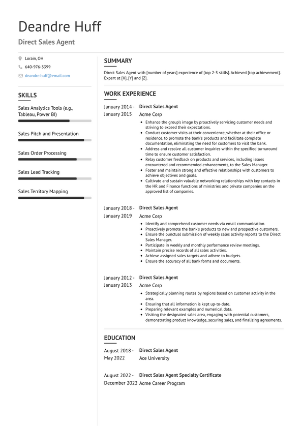 direct-sales-agent-resume-examples-and-templates