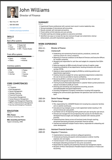 5 Finance Cv Examples 