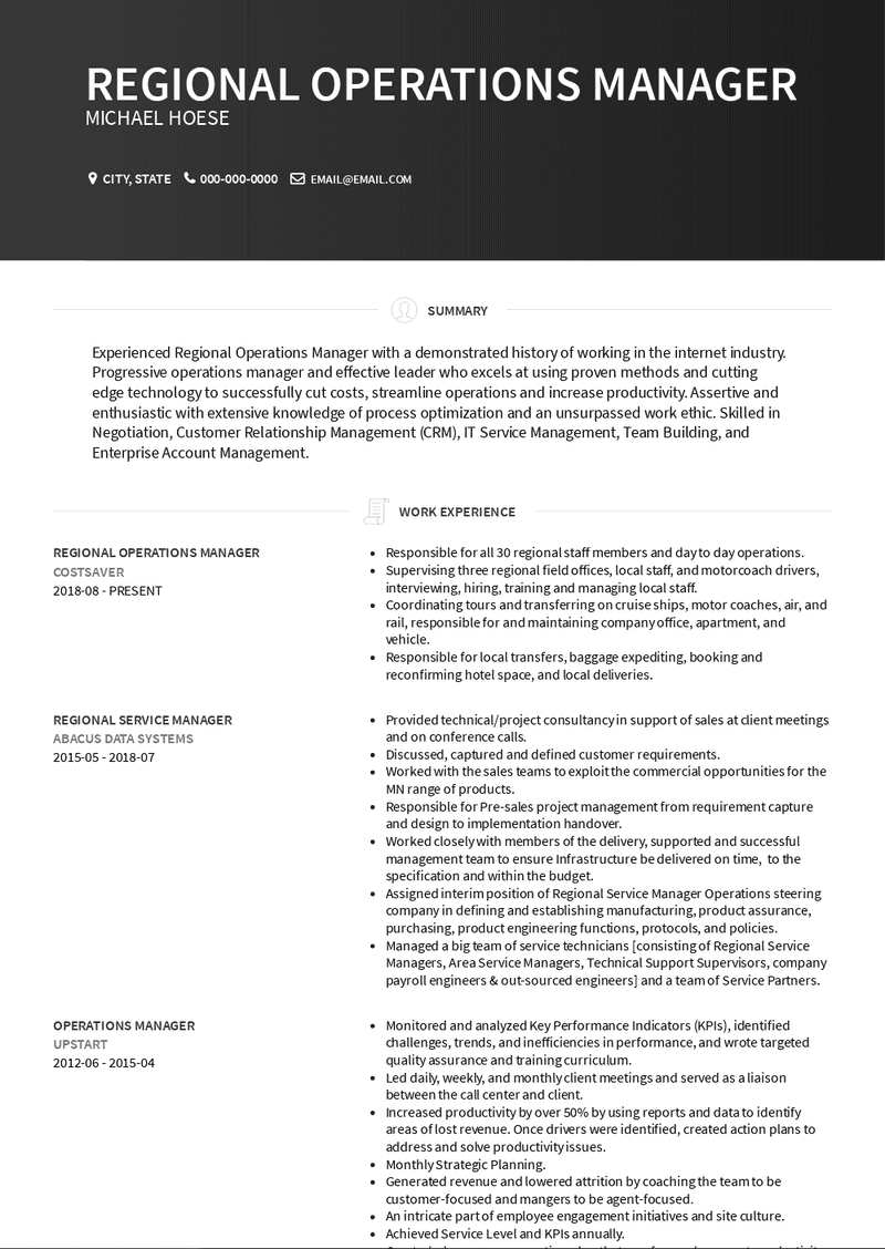 regional-operations-manager-resume-samples-and-templates-visualcv