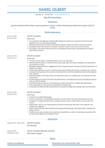 Sap Sd Consultant Resume Examples and Templates