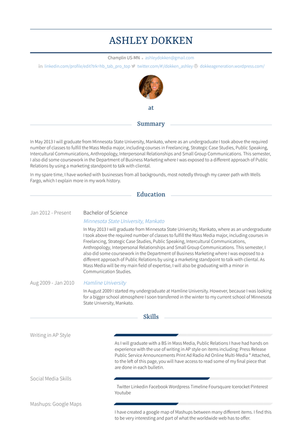 Teller Resume Samples and Templates | VisualCV