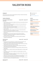 3 Health Educator Resume Examples And Templates   Health Educator Resume Example Chloe 