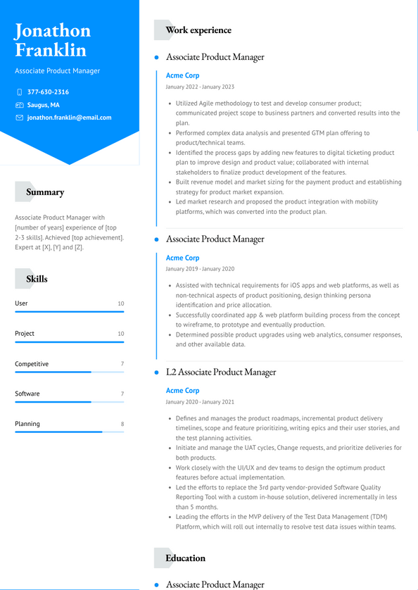 associate-product-manager-resume-examples-and-templates